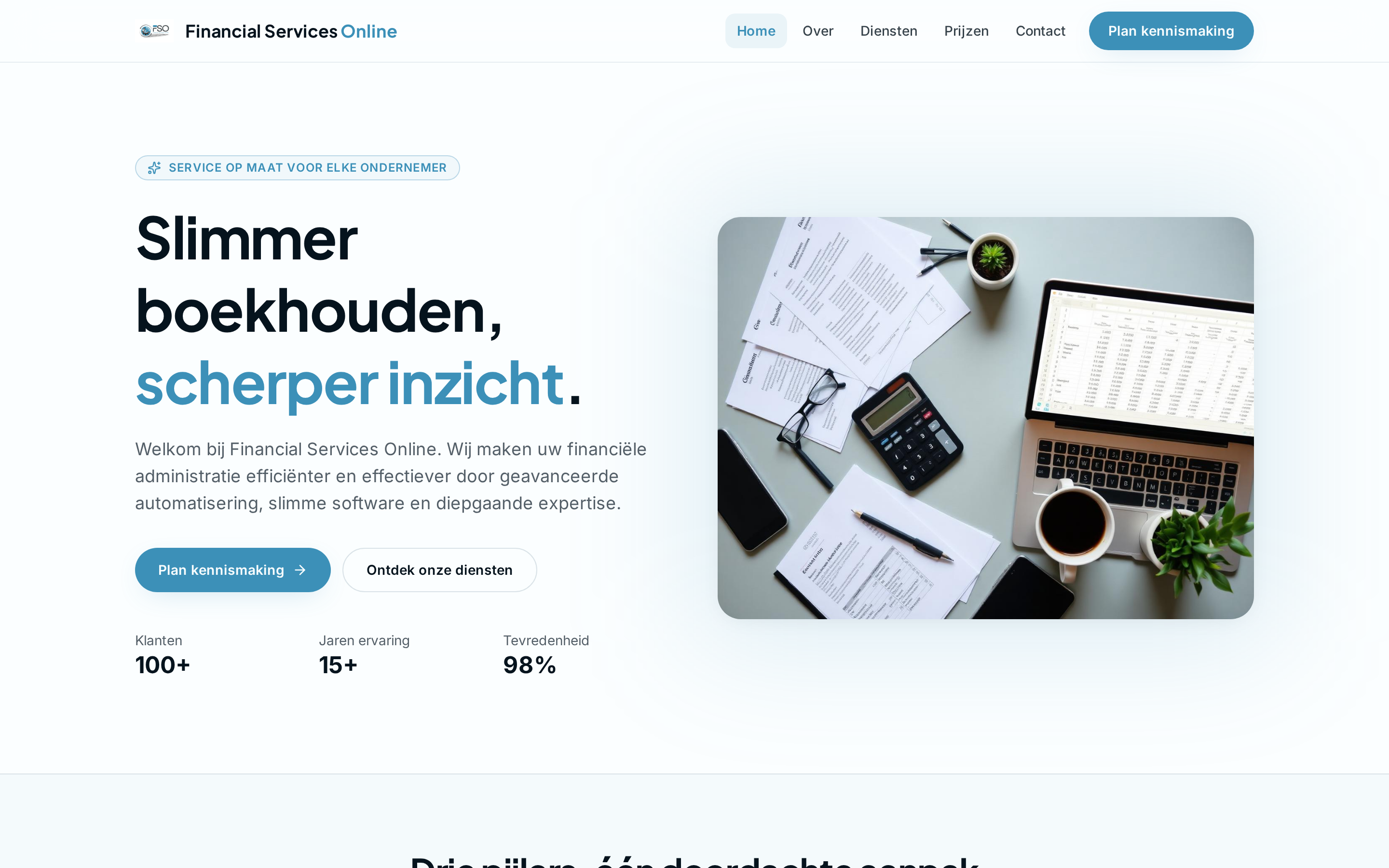 Financial Services Online website screenshot