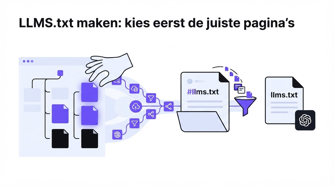 LLMS.txt maken: kies eerst de juiste pagina’s